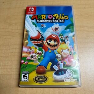 Nintendo Switch Mario + Rabbids Kingdom Battle Video Game Ubisoft E 10+